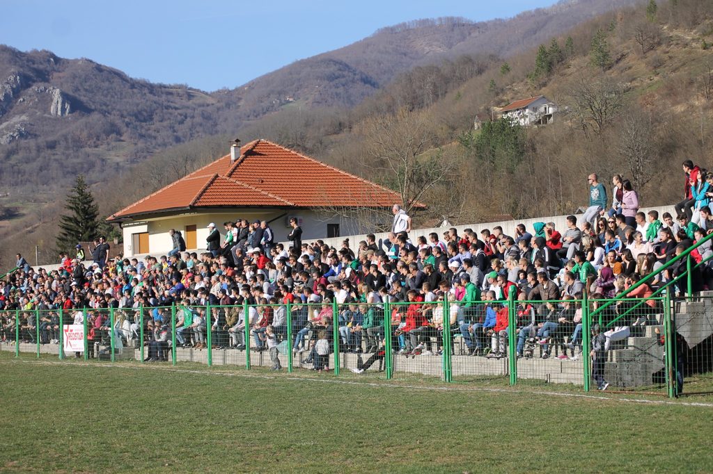 Tribine FK Klis tokom utakmice